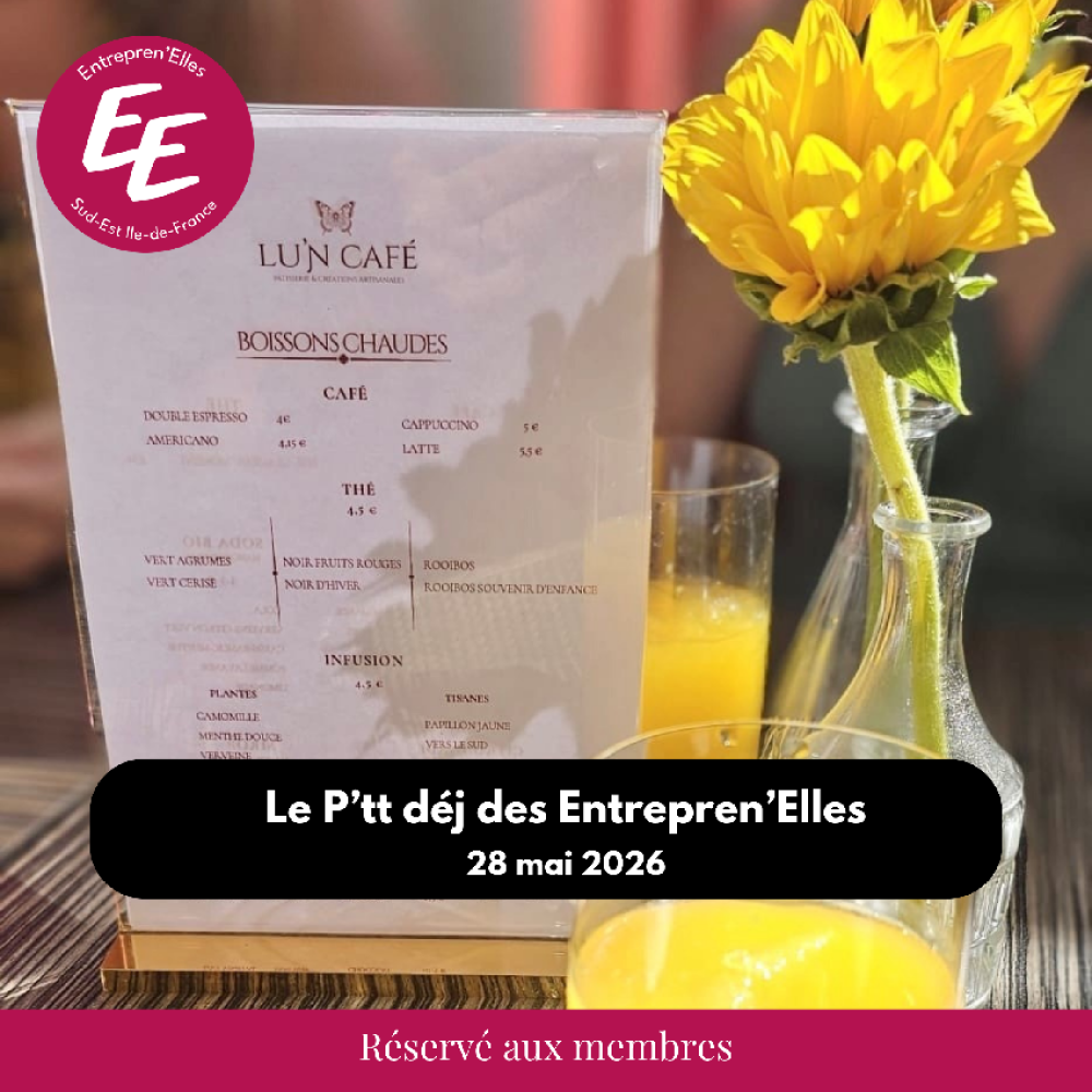 Le P'tit déj' des Entrepren'Elles